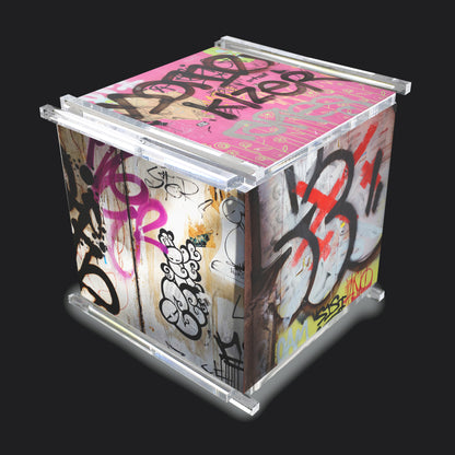 GLOW CUBE - Blue Wire